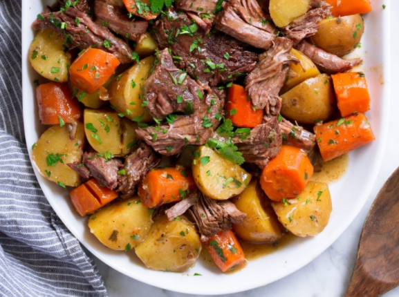 Slow Cooker Beef Stew - Cooking Classy